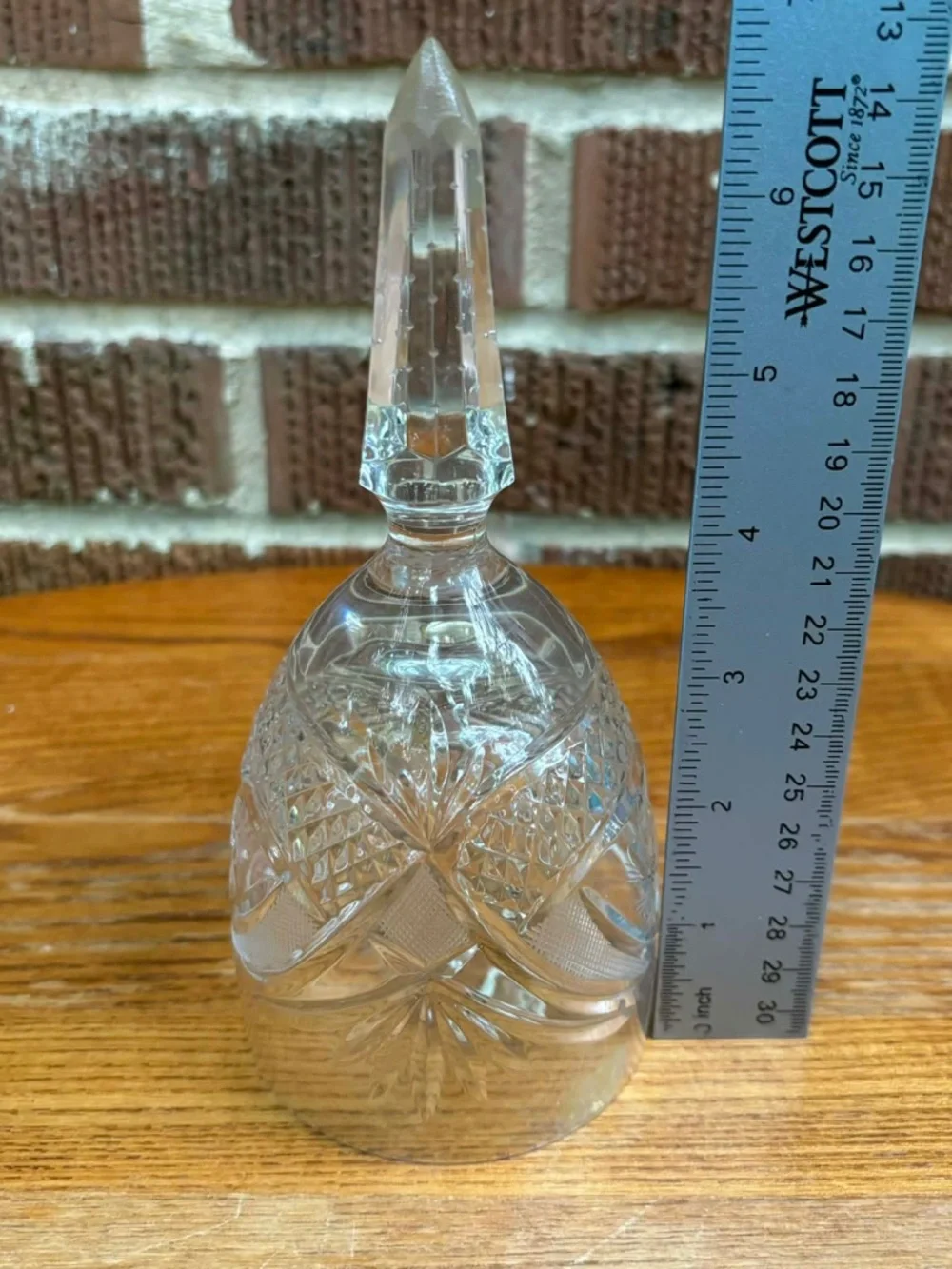 Vintage bell hand-cut pinwheel pattern starburst star of david 